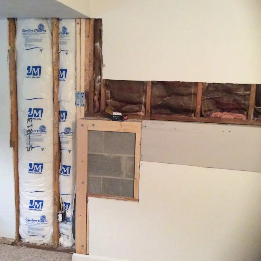 Wall insulation replacement during Odor Removal & Deodorization in Kearny